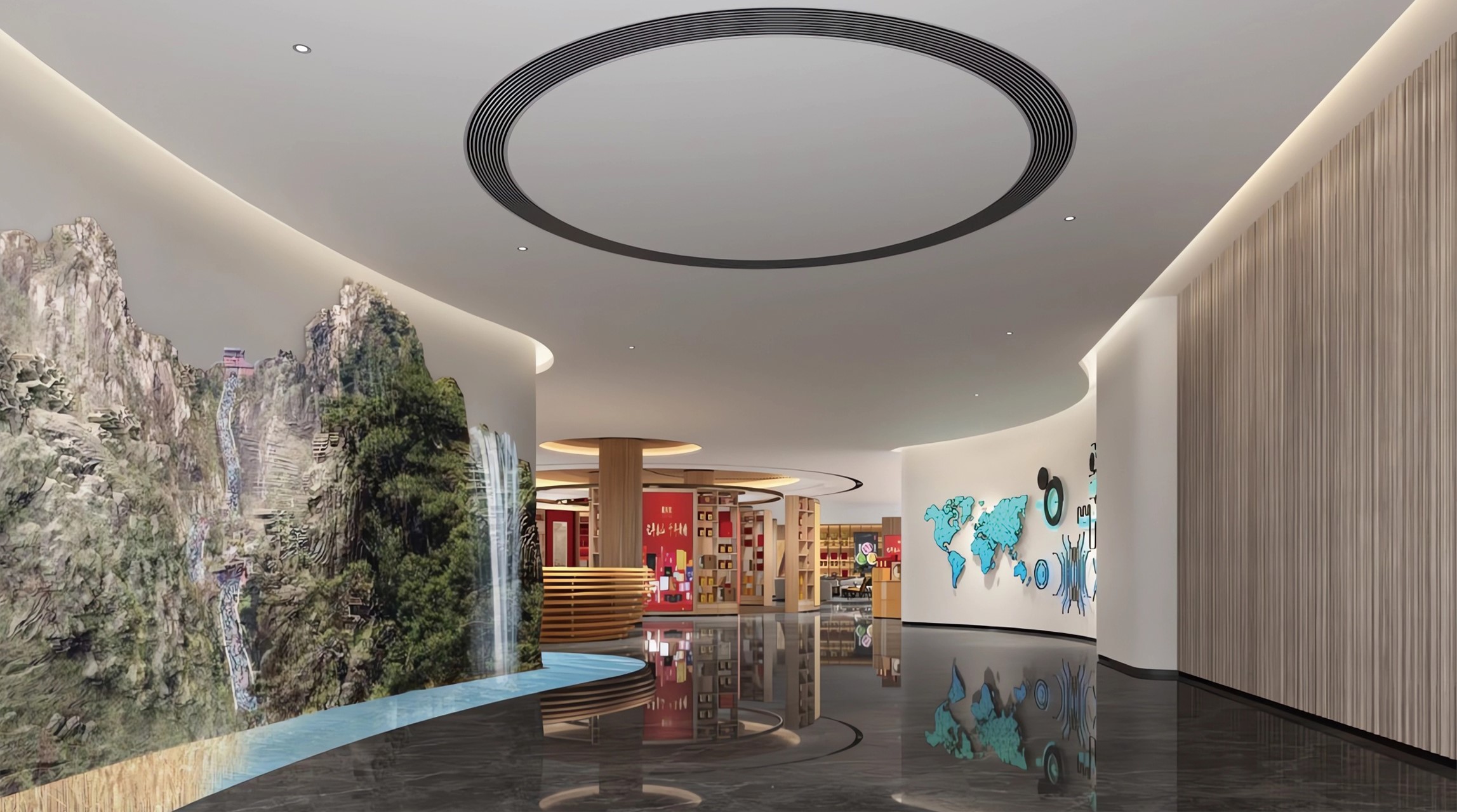 泰山免疫力生活體驗(yàn)館（展廳）裝飾裝修